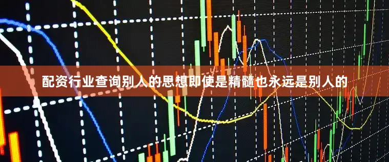配资行业查询别人的思想即使是精髓也永远是别人的
